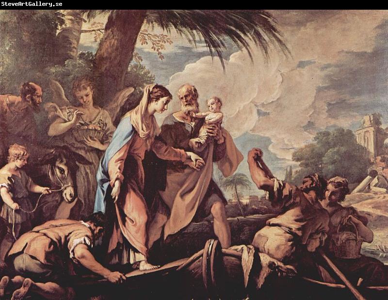 Sebastiano Ricci Flucht nach Aypten